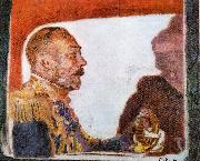 Walter Sickert King George V and Queen Mary oil